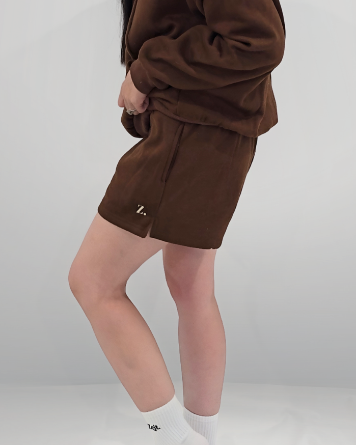 Willow Track Shorts - Coffee