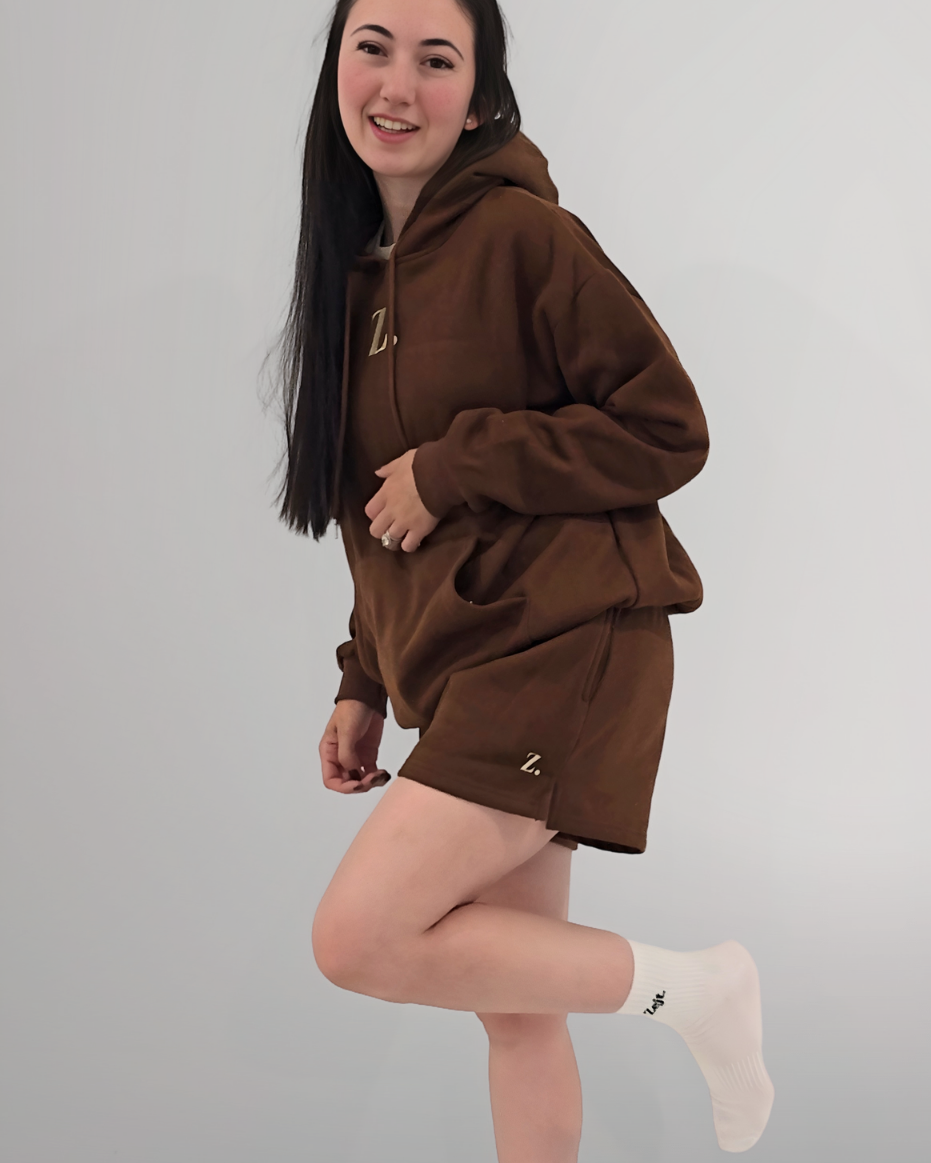 Willow Track Shorts - Coffee