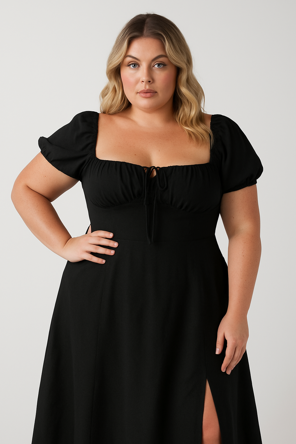 cute plus size 16 dress for summer fitted breathable cool