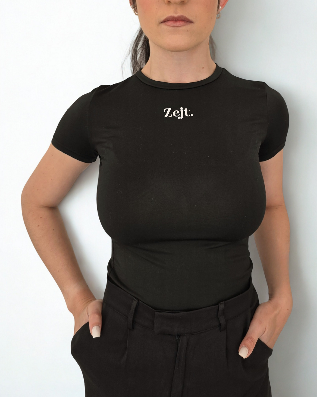 super soft stretch tee bodycon