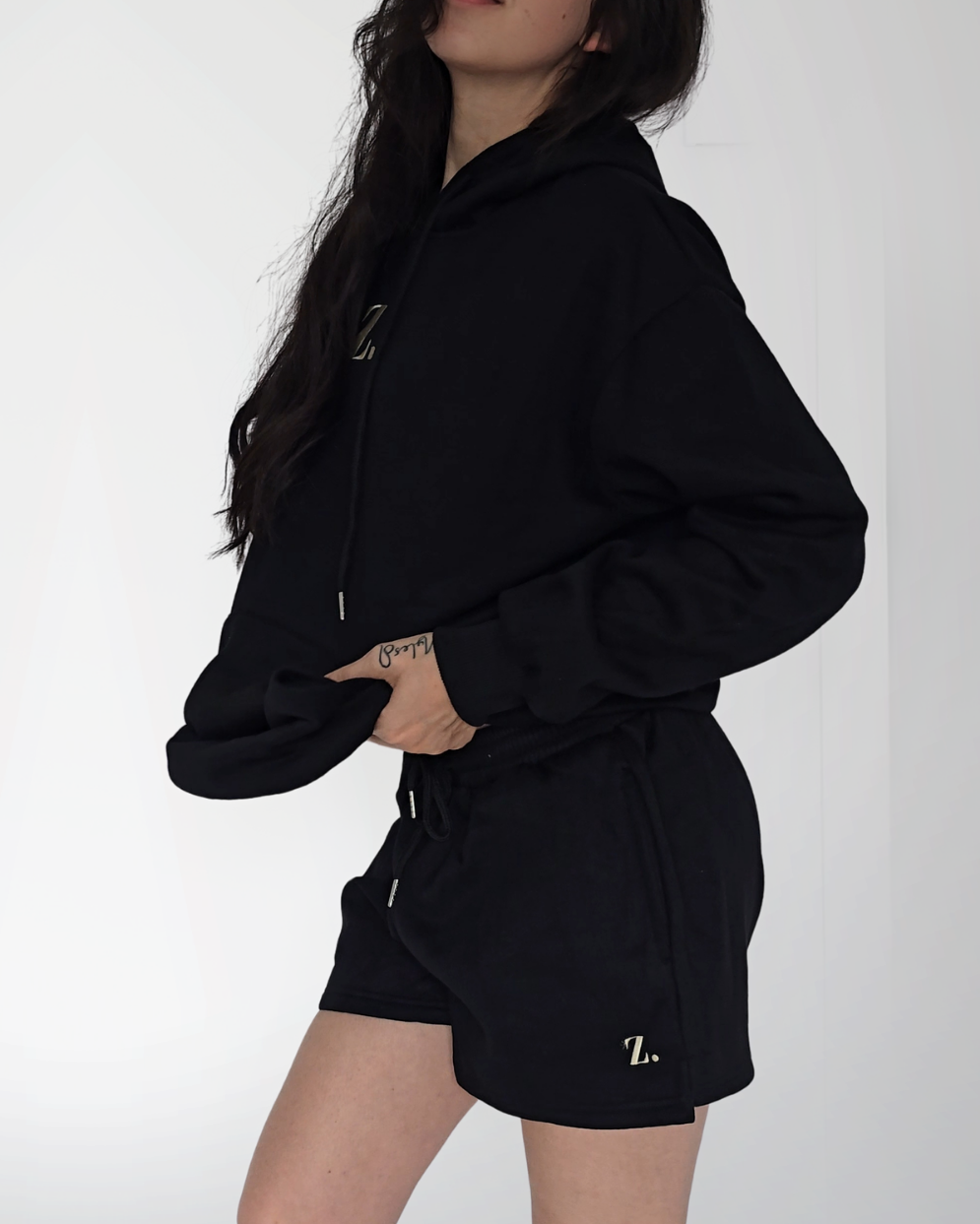 Willow Track Shorts - Black