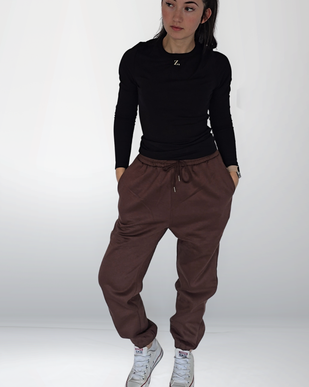 Wren Track Pant - Coffee