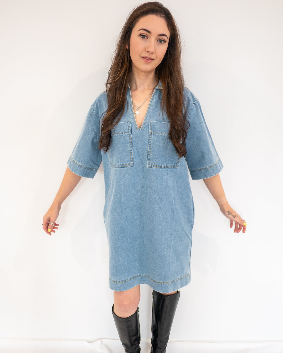 Daisy Denim Dress