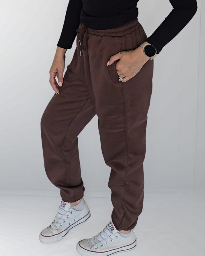 Wren Track Pant - Coffee