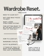 Wardrobe Reset Guide (Free Printable PDF)