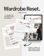 Wardrobe Reset Guide (Free Printable PDF)