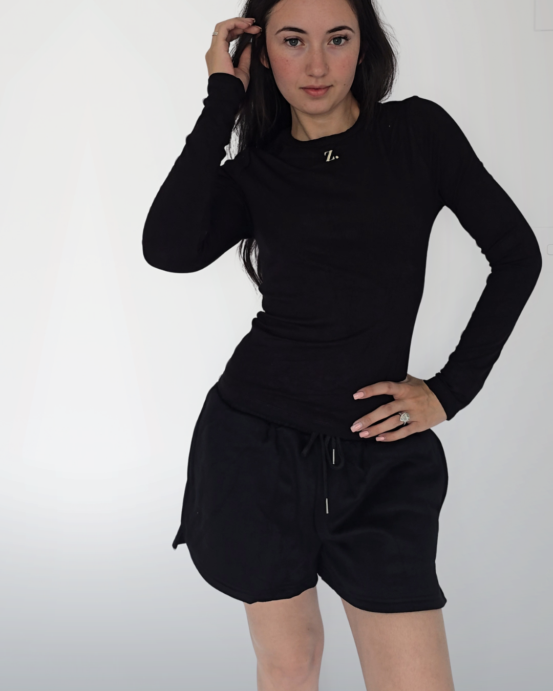 Willow Track Shorts - Black