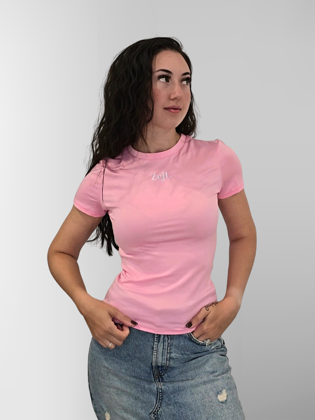 Leni Baby Tee - Pink