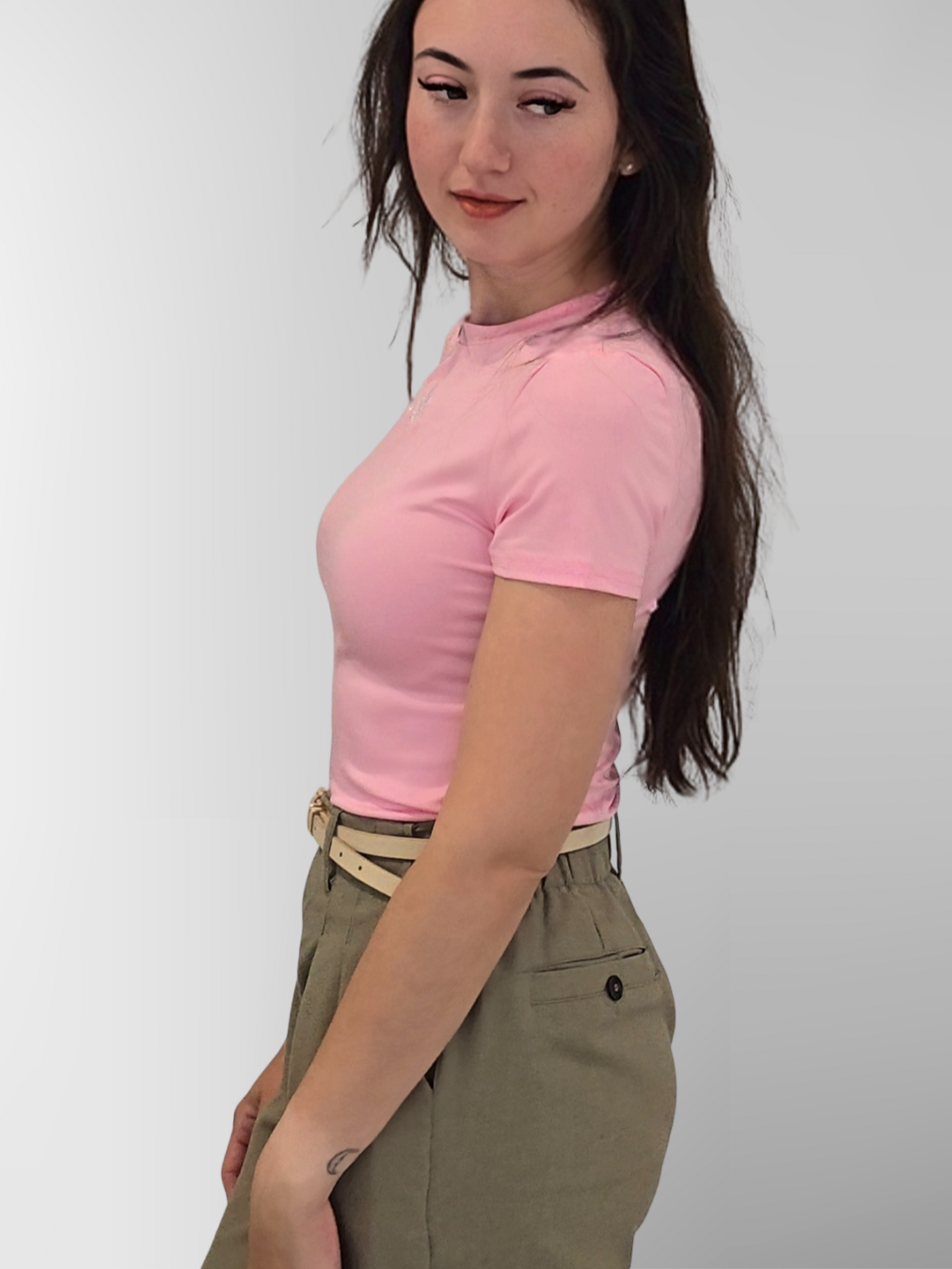 Leni Baby Tee - Pink