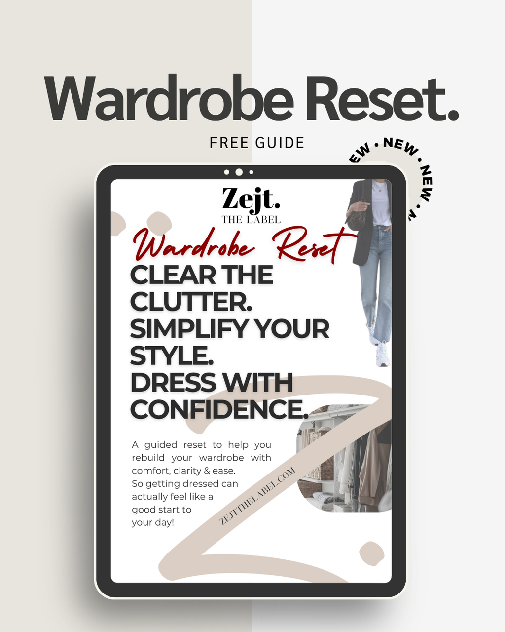 Wardrobe Reset Guide (Free Printable PDF)