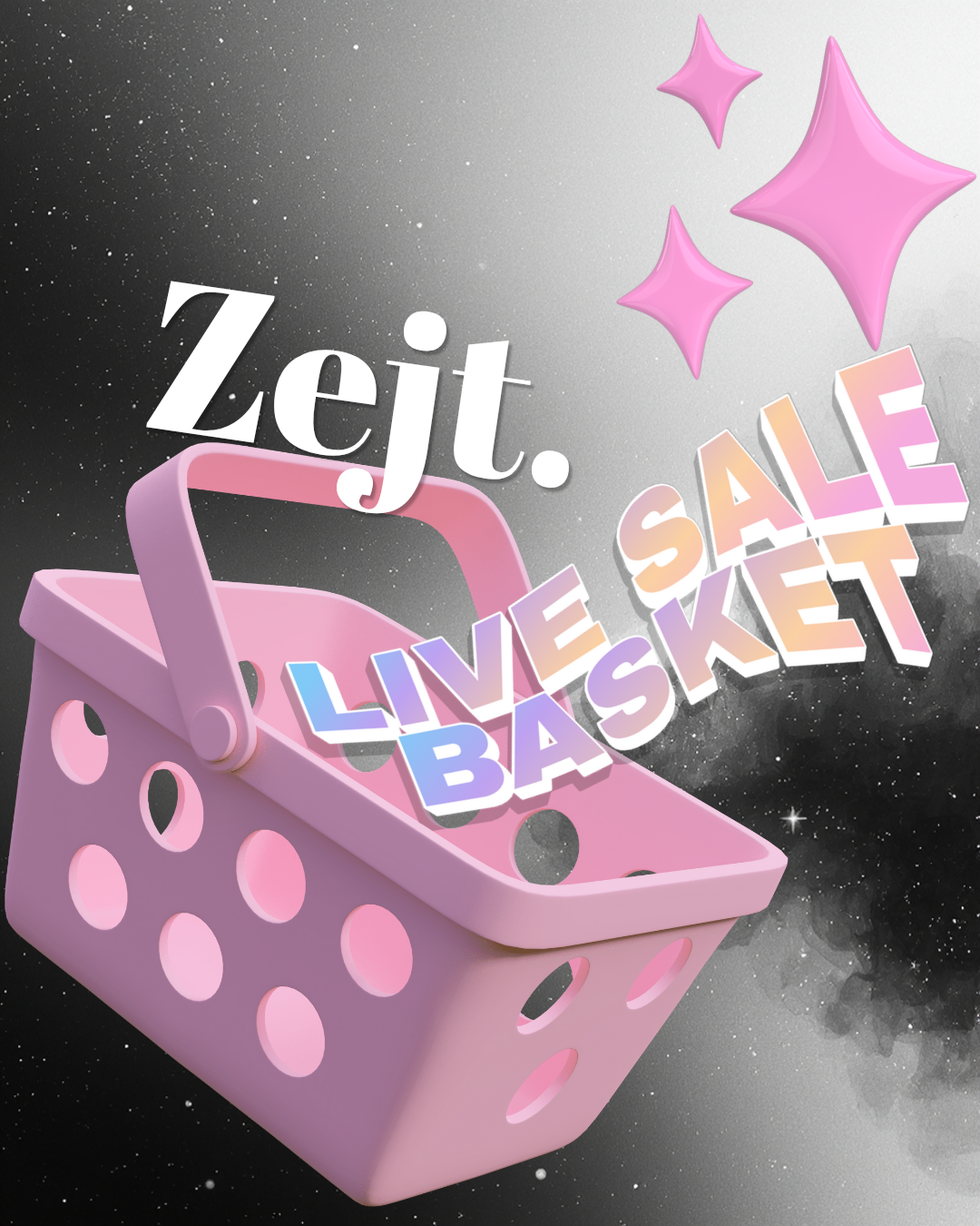 LIVE SALE Basket