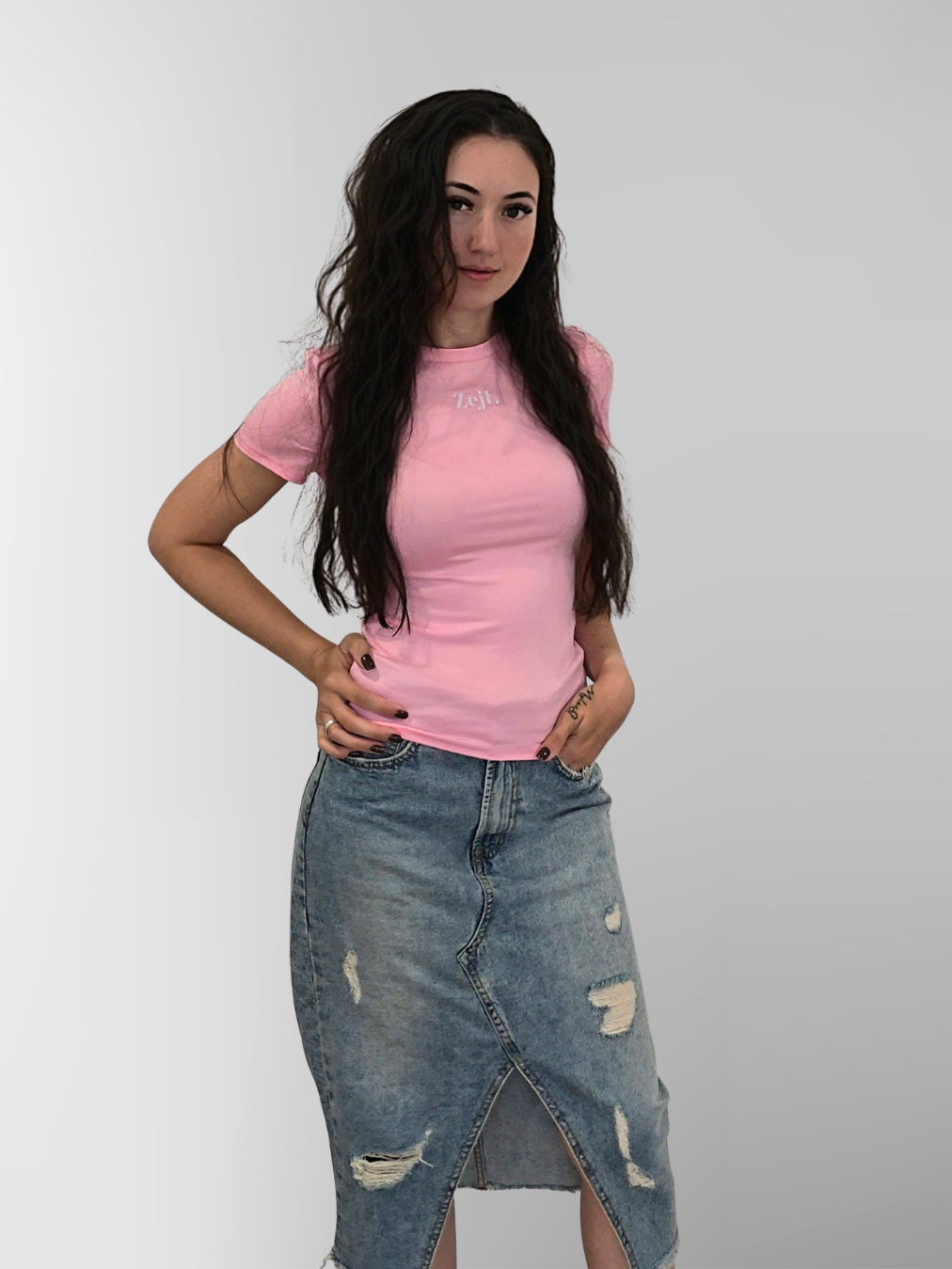 Leni Baby Tee - Pink