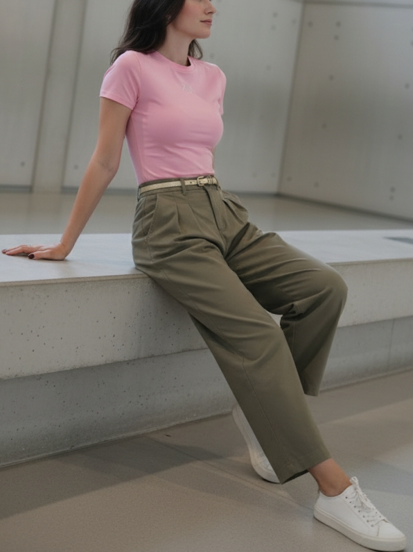 Leni Baby Tee - Pink