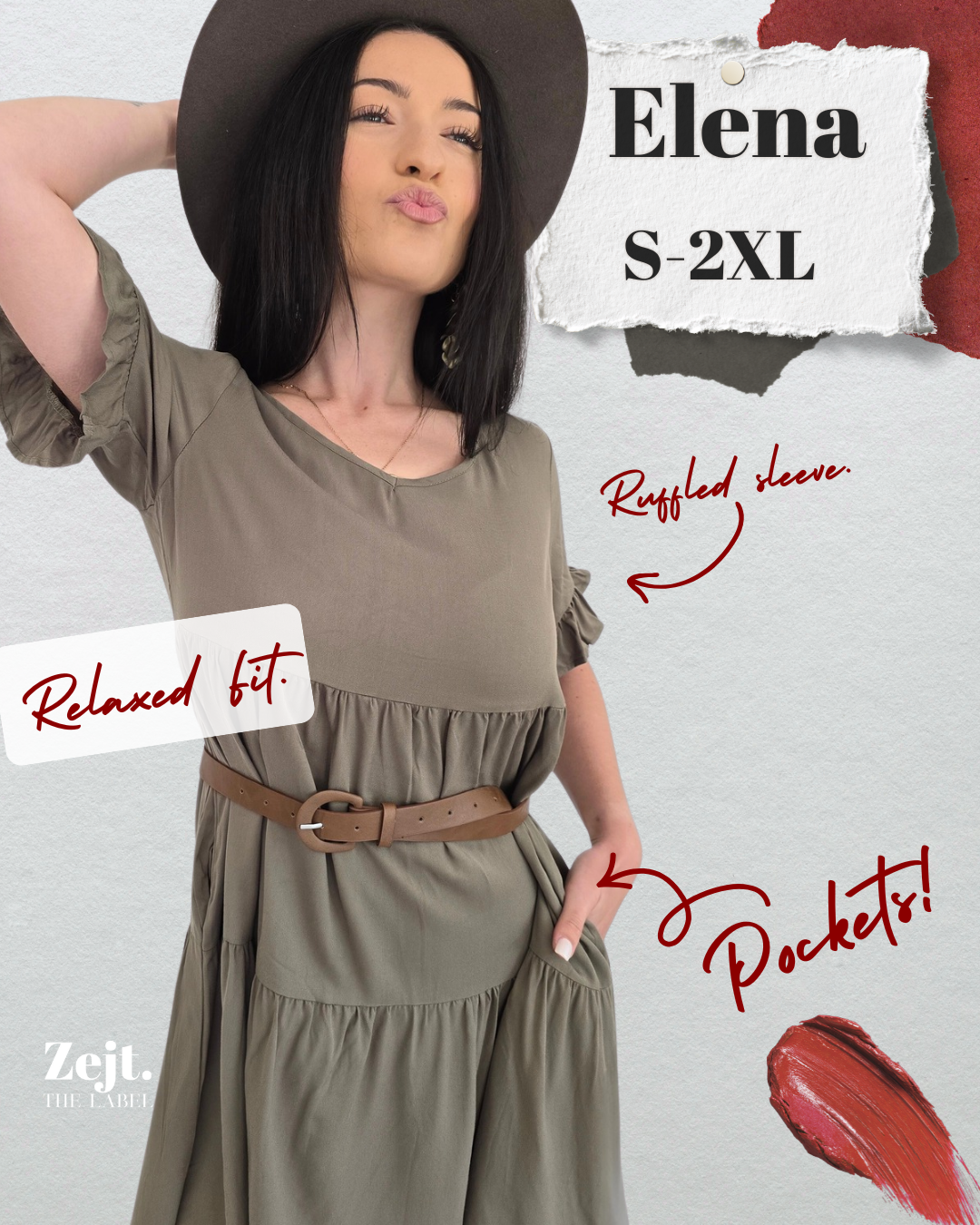 Elena Relaxed Mini Dress