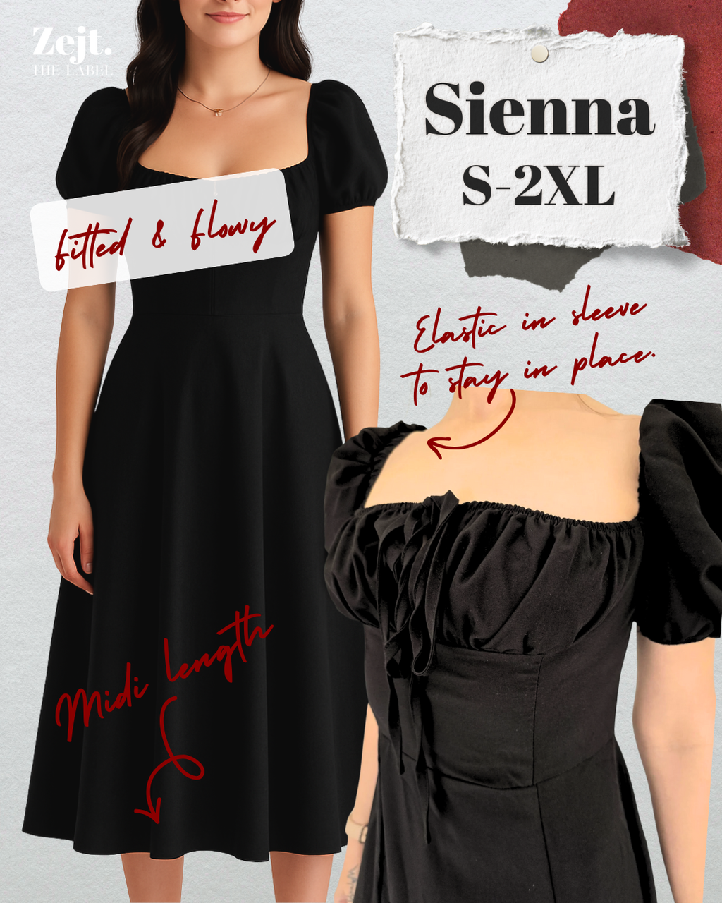 Sienna Midi Dress