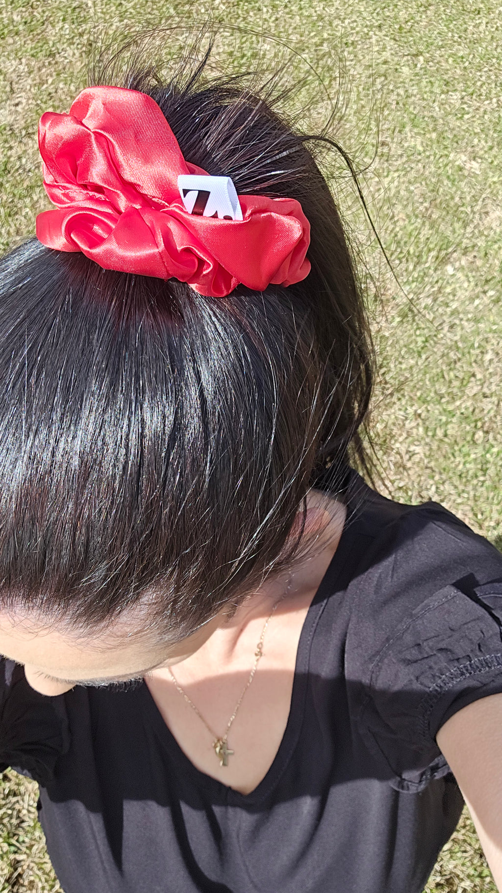 thick healthy hair growth scrunchie