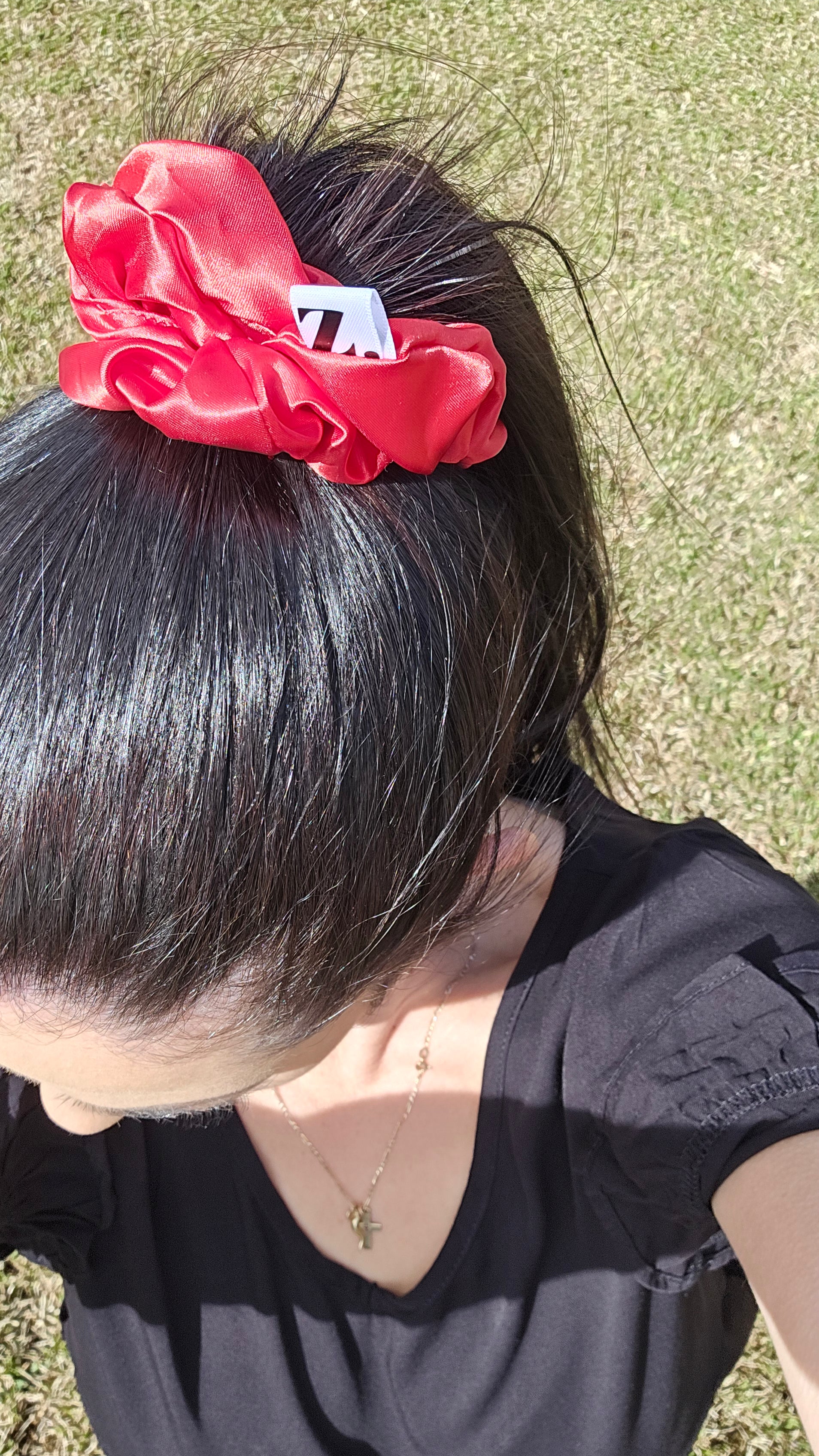 thick healthy hair growth scrunchie