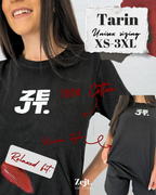 100% organic cotton mens womens basic tee slogan